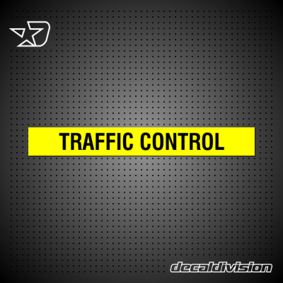 Traffic Control Sticker